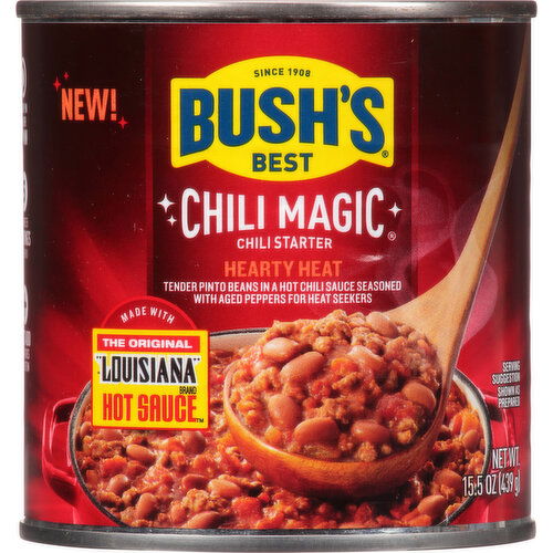 Bush's Best Chili Starter, Hearty Heat