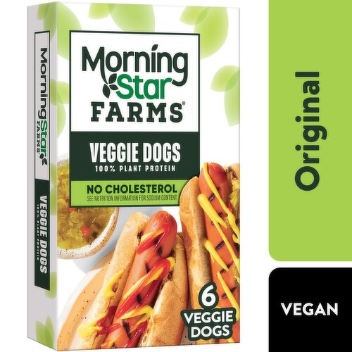 MorningStar Farms Plant Based Veggie Dogs, Original