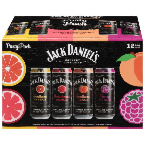 Jack Daniel's Country Cocktails, Assorted, Party Pack