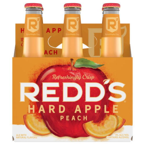 Redd's Beer, Ale, Hard Apple Peach