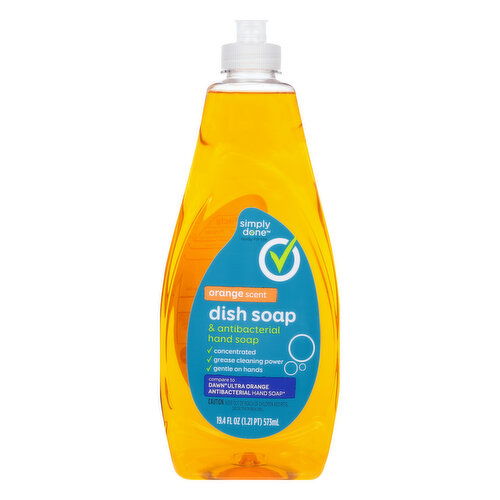 Simply Done Dish Soap & Hand Soap, Orange Scent