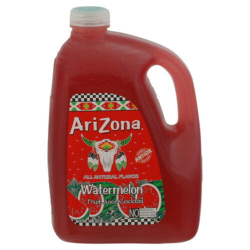 AriZona Fruit Juice Cocktail, Watermelon - 128 Fluid Ounce