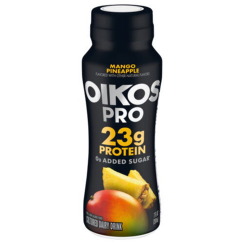 Oikos Pro Cultured Mango Pineapple Dairy Drink - 7 Fluid Ounce