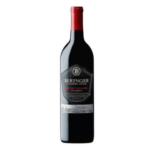 Beringer Founders' Estate Cabernet Sauvignon California Red Wine, 750 ml    