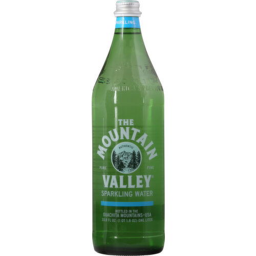 The Mountain Valley Sparkling Water, Pure, Fine, Authentic