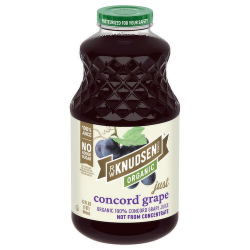 RW Knudsen Family 100% Juice, Just Concord Grape, Organic