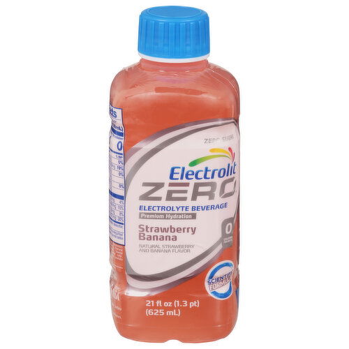 Electrolit Electrolyte Beverage, Strawberry Banana