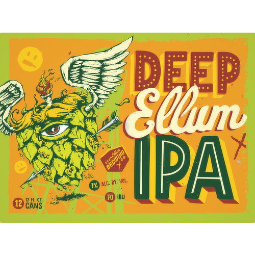 Deep Ellum Brewing Beer, IPA, 12 Pack