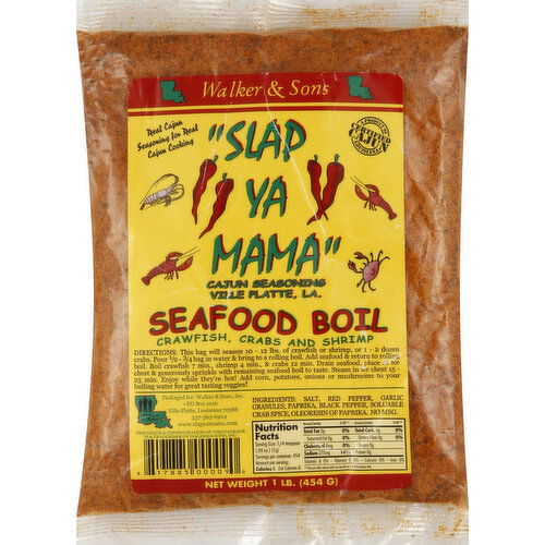 Slap Ya Mama Cajun Seasoning, Seafood Boil