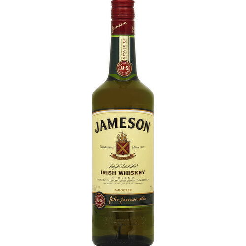 Jameson Whiskey, Irish, Triple Distilled