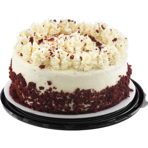 Fresh Double Layer Red Velvet Cake