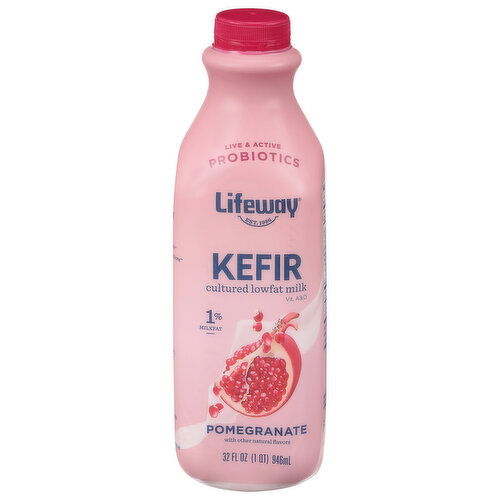 Lifeway Kefir, 1% Milkfat, Pomegranate