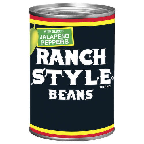 Ranch Style Beans Beans With Sliced Jalapeno Peppers Canned Beans