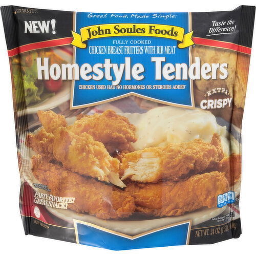 John Soules Foods Homestyle Tenders, Extra Crispy