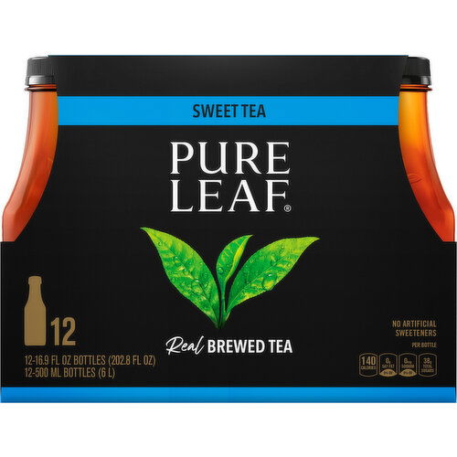 Pure Leaf Brewed Tea, Real, Sweet - 12 Each