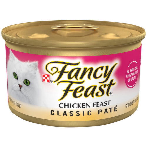 Fancy Feast Cat Food, Gourmet, Chicken Feast, Classic Pate