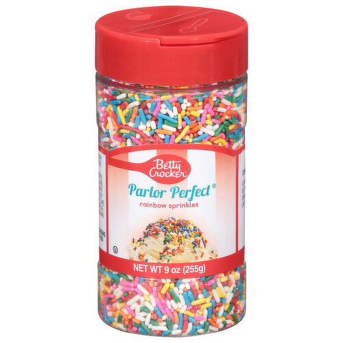 Betty Crocker Sprinkles, Rainbow - 9 Ounce