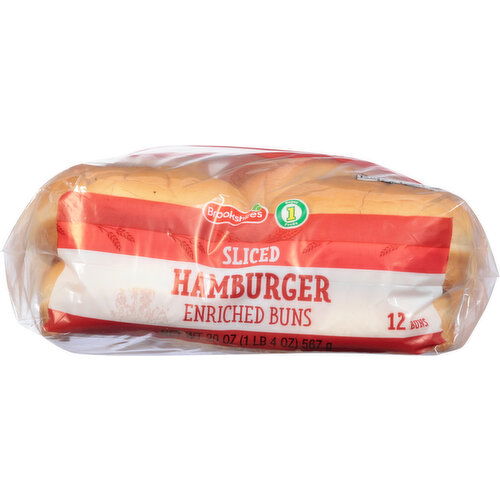 Brookshire's Enriched Sliced Hamburger Buns