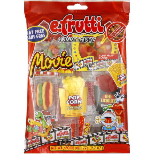 E Frutti Gummi Candy, Movie - 2.7 Ounce