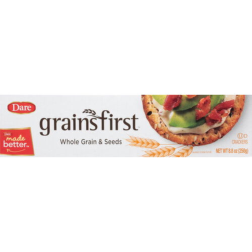 Dare Crackers, Whole Grain & Seeds