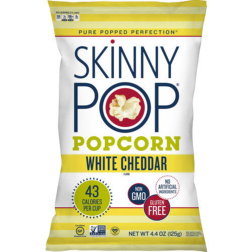 SkinnyPop Popcorn, White Cheddar Flavor