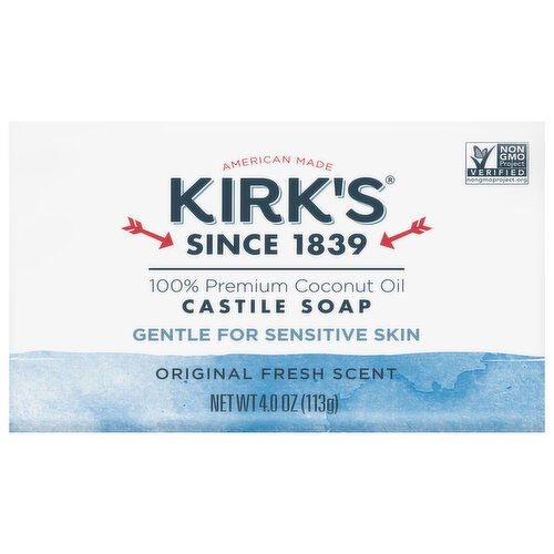 Kirk's Original Fresh Scent Castile Soap - 4 Ounce