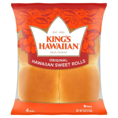 King's Hawaiian Hawaiian Sweet Rolls, Original