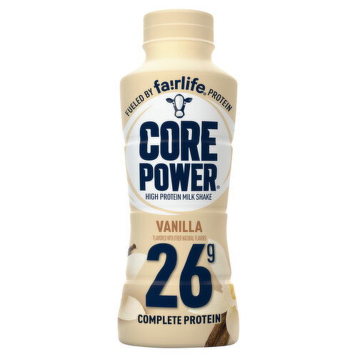 Core Power Milk Shake, High Protein, Vanilla Flavored