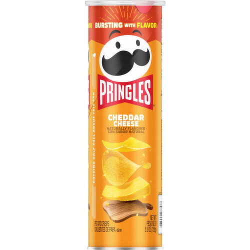 Pringles Potato Crisps, Cheddar Cheese