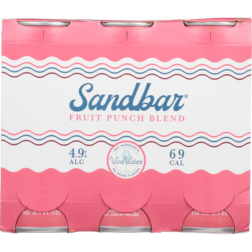 Sandbar Wine Water, Fruit Punch Blend