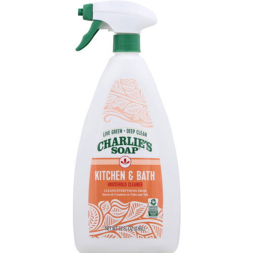 Charlie's Soap Household Cleaner, Kitchen & Bath