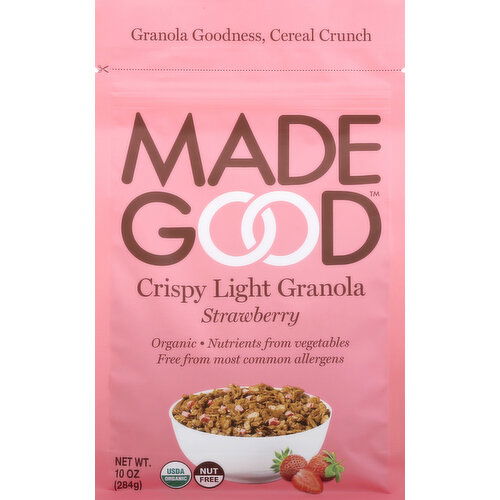 Made Good Crispy Light Granola, Strawberry