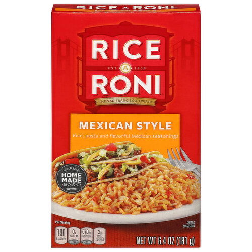 Rice-A-Roni Rice-Pasta Mix, Mexican Style