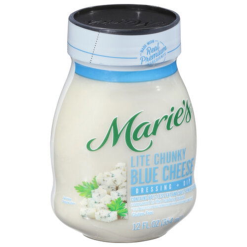 Marie's Dressing + Dip, Lite Chunky Blue Cheese