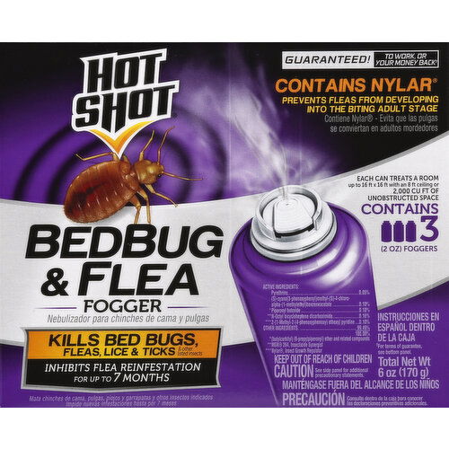 Hot Shot Bedbug & Flea Fogger