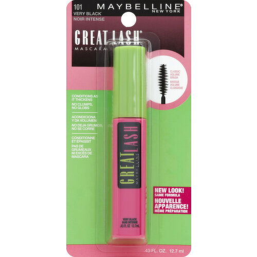 maybelline Mascara, Very Black 101