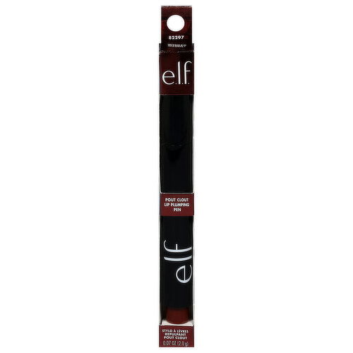e.l.f. Lip Plumping Pen, Pout Clout, Wicked Cherry - 0.07 Ounce