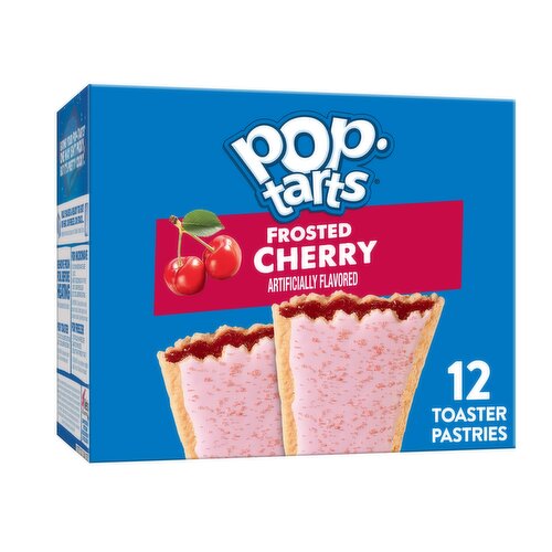 Pop-Tarts Toaster Pastries, Frosted Cherry - 20.3 Ounce