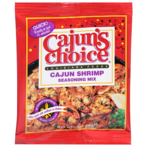 Cajun's Choice Seasoning Mix, Cajun Shrimp