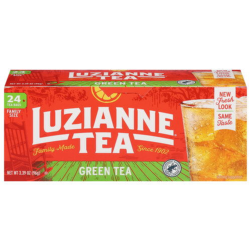 Luzianne Green Tea, Family Size, Tea Bags