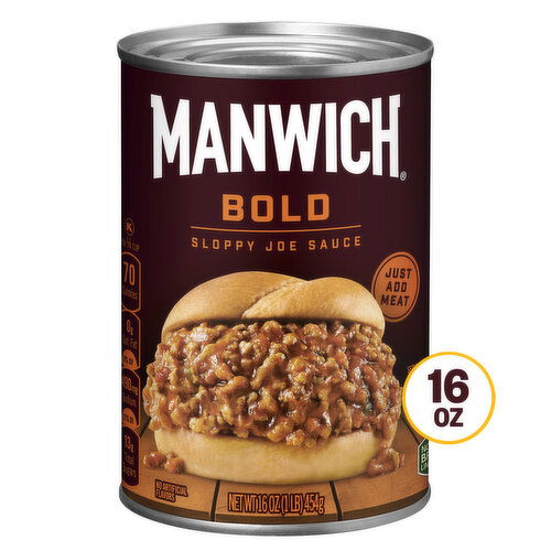 Manwich Sloppy Joe Sauce Bold Flavor Canned Sauce