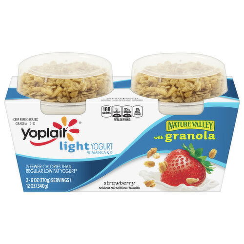 Yoplait Yogurt, with Nature Valley Granola, Strawberry