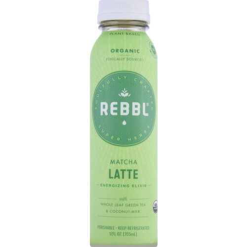 REBBL Energizing Elixir, Organic, Matcha Latte