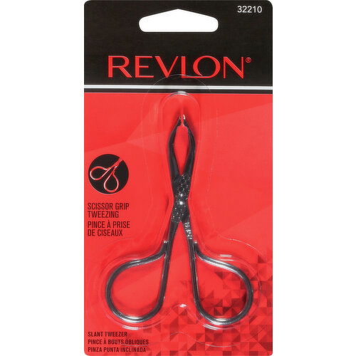 Revlon Tweezer, Slant, Scissor Grip