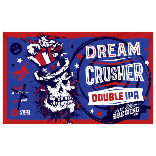 Deep Ellum Brewing Co. Beer, Double IPA, Dream Crusher