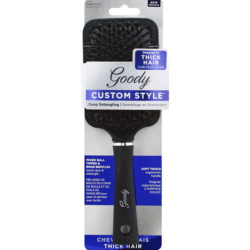 Goody Paddle Brush, Deep Detangling, Thick Hair