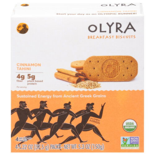 Olyra Breakfast Biscuits, Cinnamon Tahini