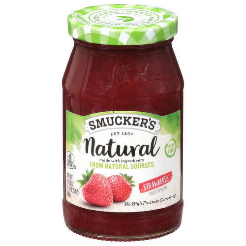 Smucker's Natural Strawberry Fruit Spread - 17.25 Ounce