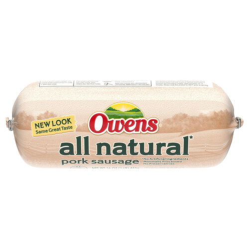 Owens Pork Sausage, All Natural