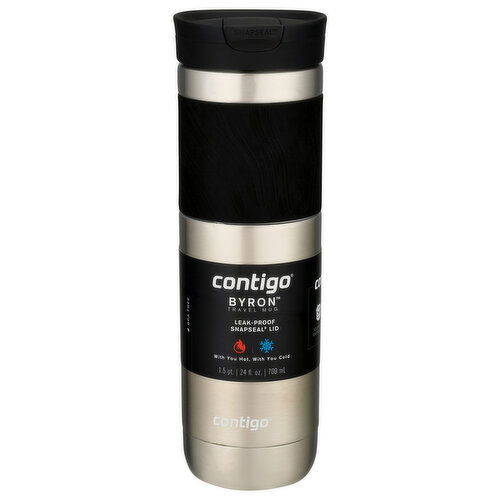 Contigo Travel Mug, Leak-Proof, Byron Snapseal Lid, 24 Fluid Ounce